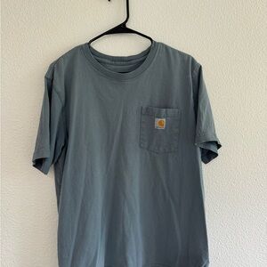 Carhartt Blue Short Sleeve Tee Heavyweight Cotton